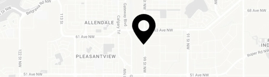 Special Event Rentals - Edmonton Location Map